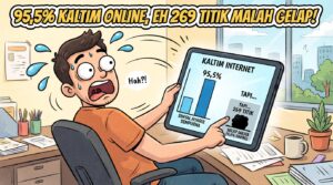 Konektivitas Kaltim Udah 95,5%, Eh Ternyata Masih 269 Titik yang Gelap Gulita